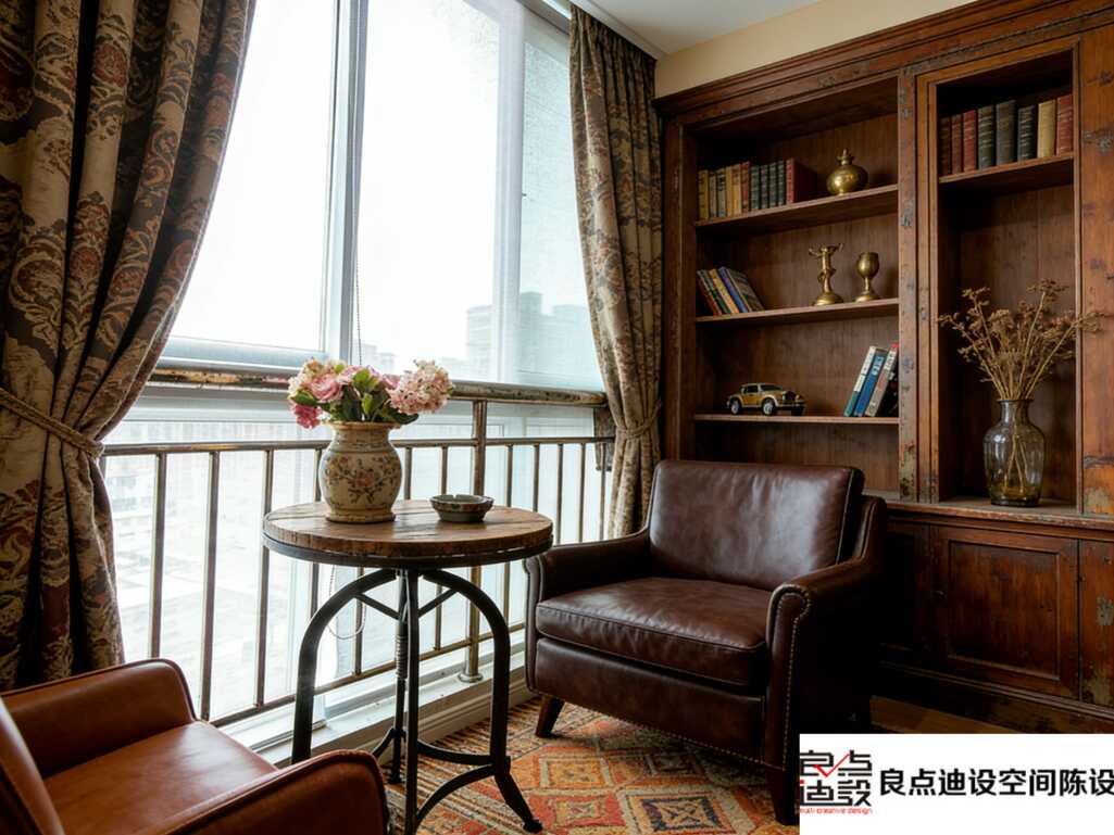 办公室软装设计|美式复古休闲区，把办公空间装出高级氛围感✨